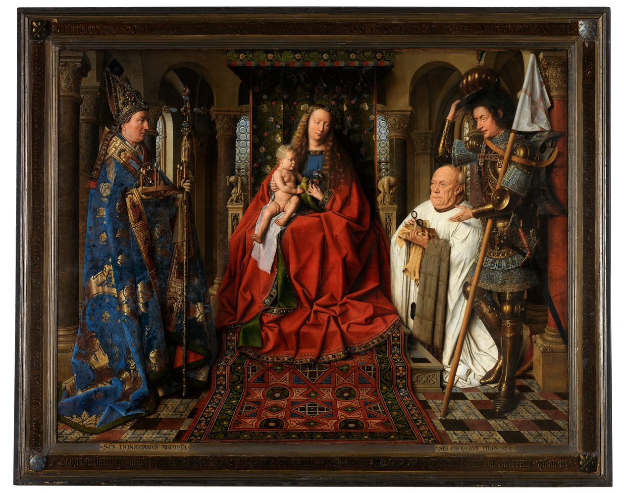 A Virgem e a Criança com o Canon Joris van der Paele de Jan van Eyck