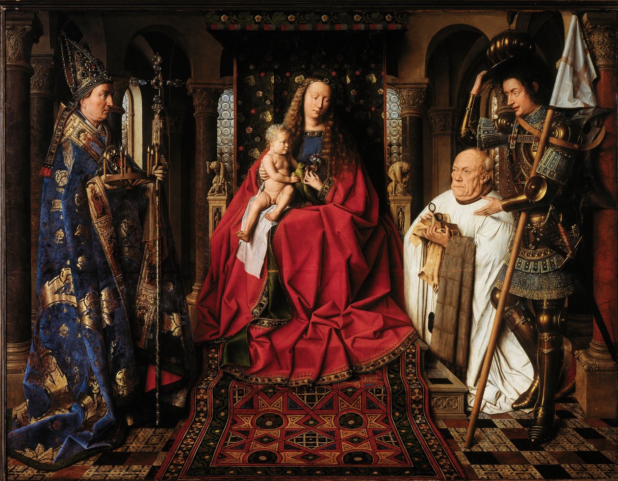 Virgem e Menino com o Cónego van der Paele de Jan van Eyck
