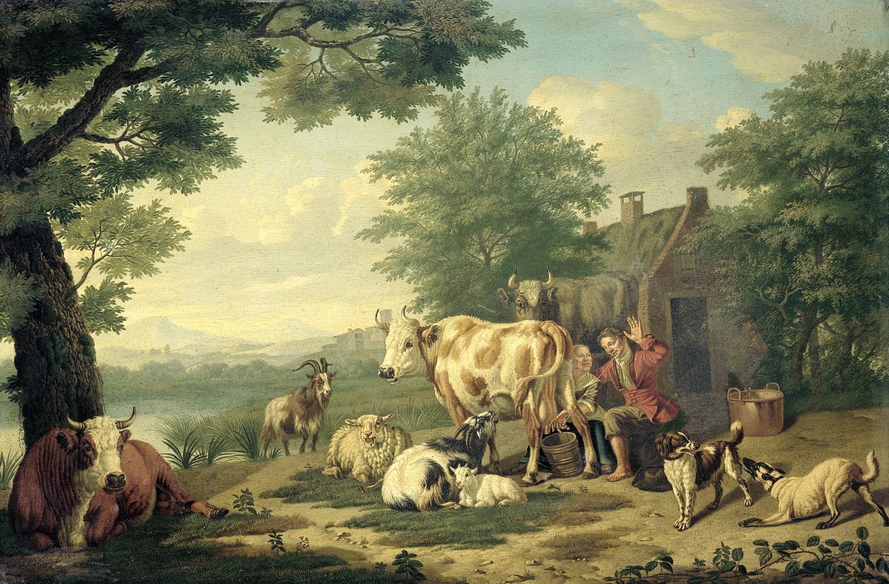 Tempo de ordenha de Jan van Gool