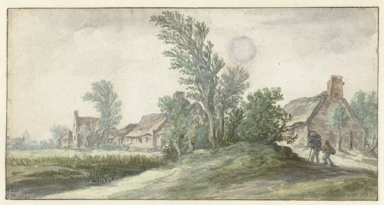 Vista de uma vila de Jan van Goyen (possibly)