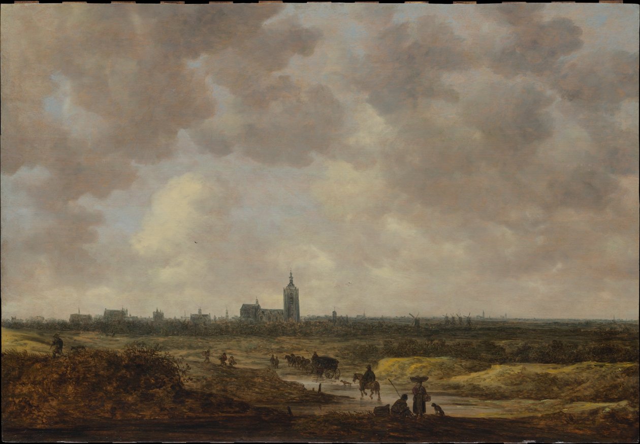 Uma vista de Haia a partir do noroeste de Jan van Goyen