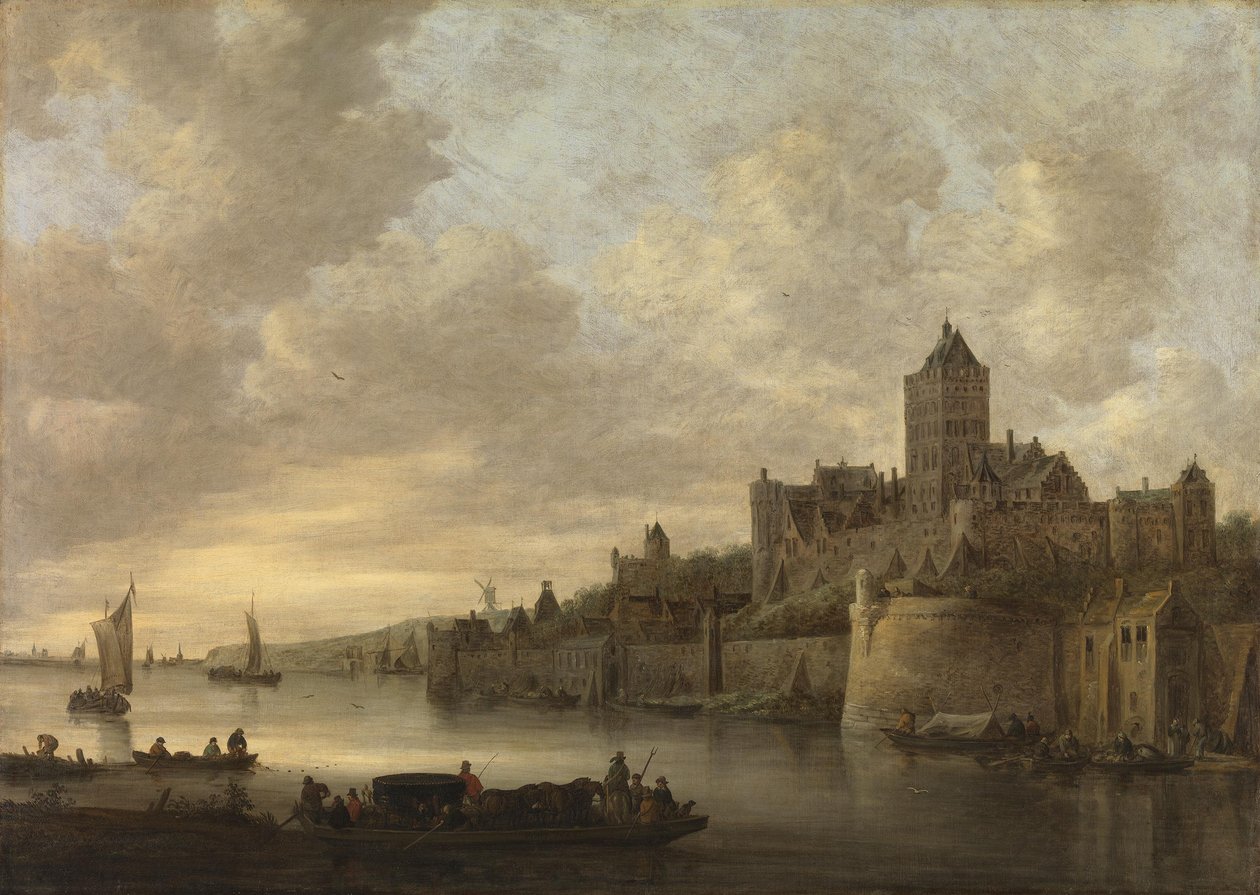 Der Valkhof, em Nijmegen de Jan van Goyen