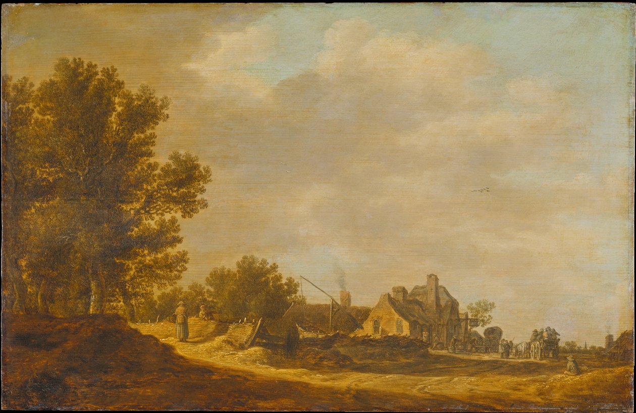 Paisagem com taberna de Jan van Goyen