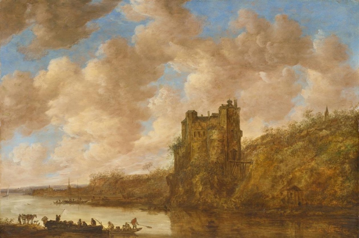 Castelo grande de Jan van Goyen