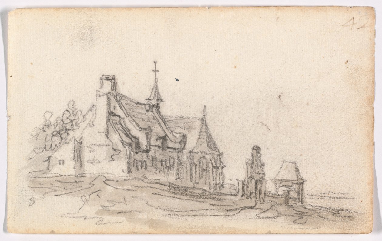 Casa dos leprosos em Cleves de Jan van Goyen