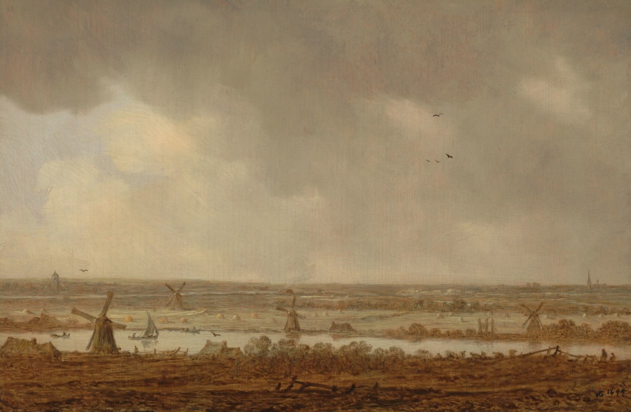 Paisagem de pasta de Jan van Goyen