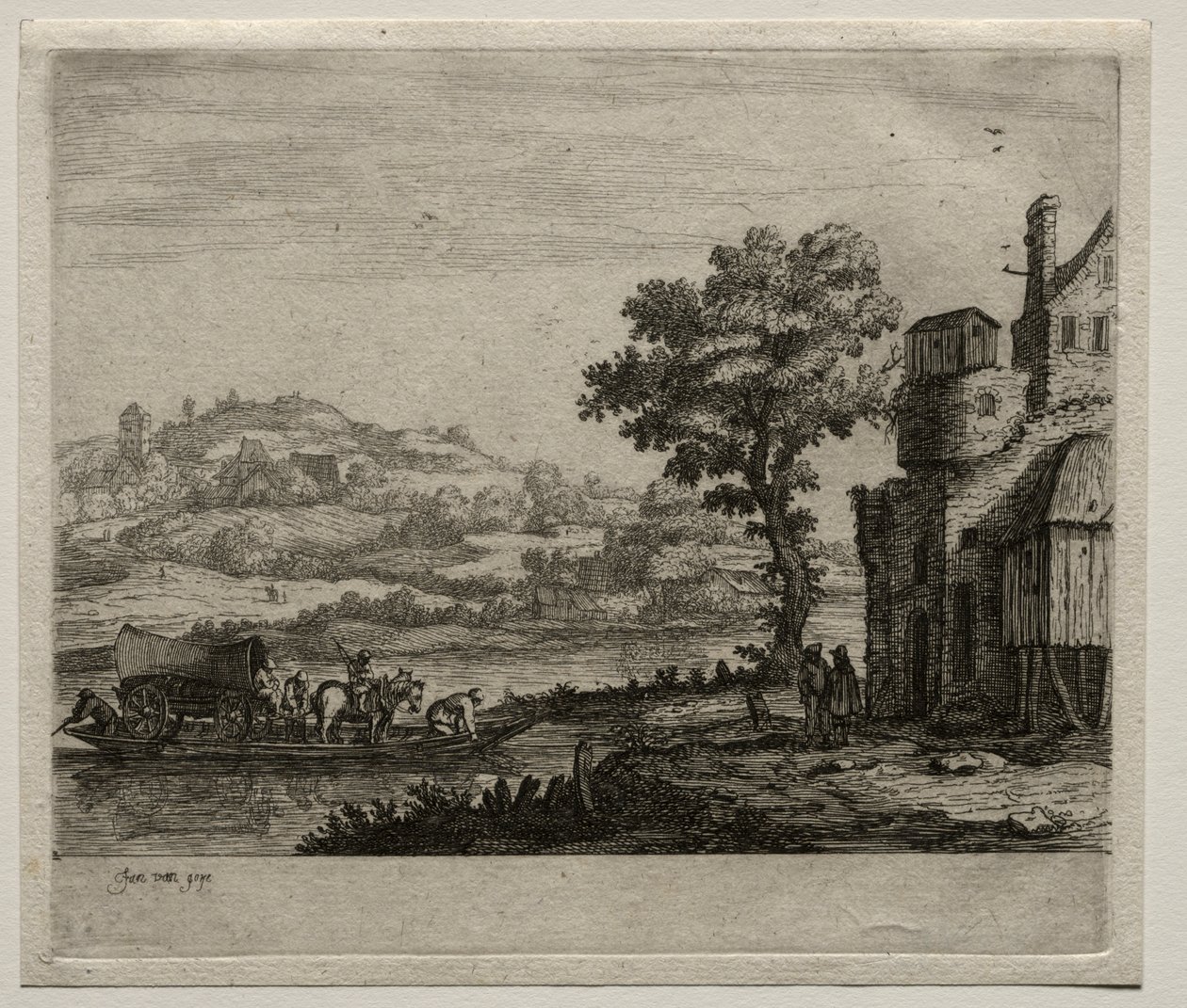 A balsa de Jan van Goyen