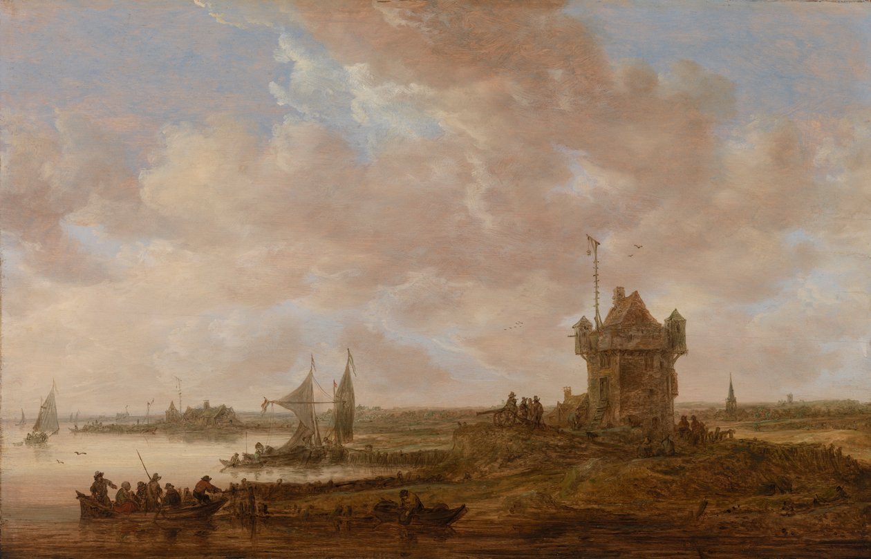 A Torre de Vigilância Quadrada de Jan van Goyen
