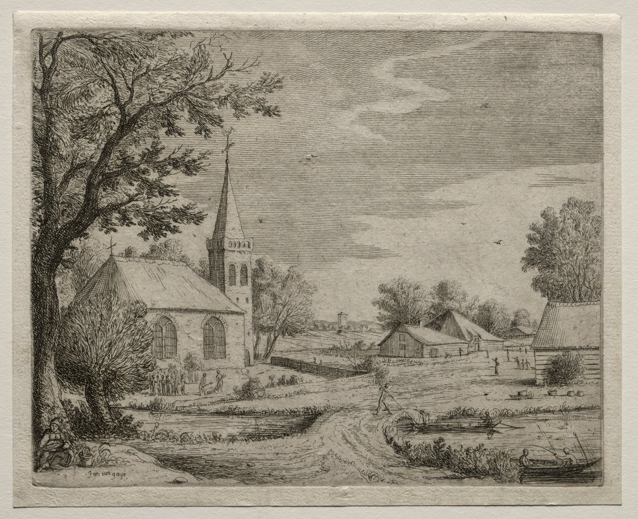 Igreja da Vila de Jan van Goyen