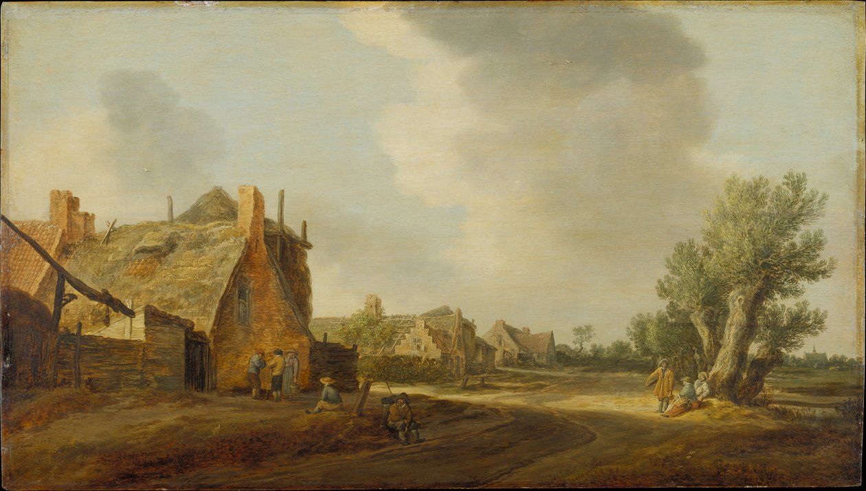 Rua da Aldeia de Jan van Goyen