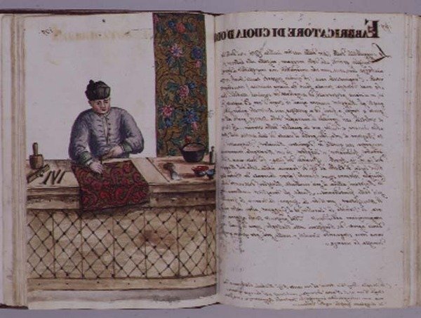 Couro-ouro, veneziano (manuscrito) de Jan van Grevenbroeck