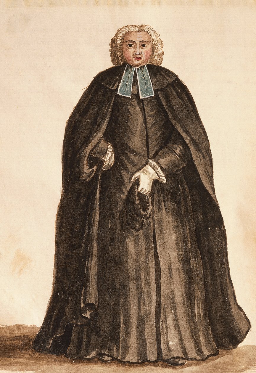 Mestre da Capela do Doge de Os trajes de Venicens por Giovanni di Grevembroch (1731-1807), aguarela de Jan van Grevenbroeck