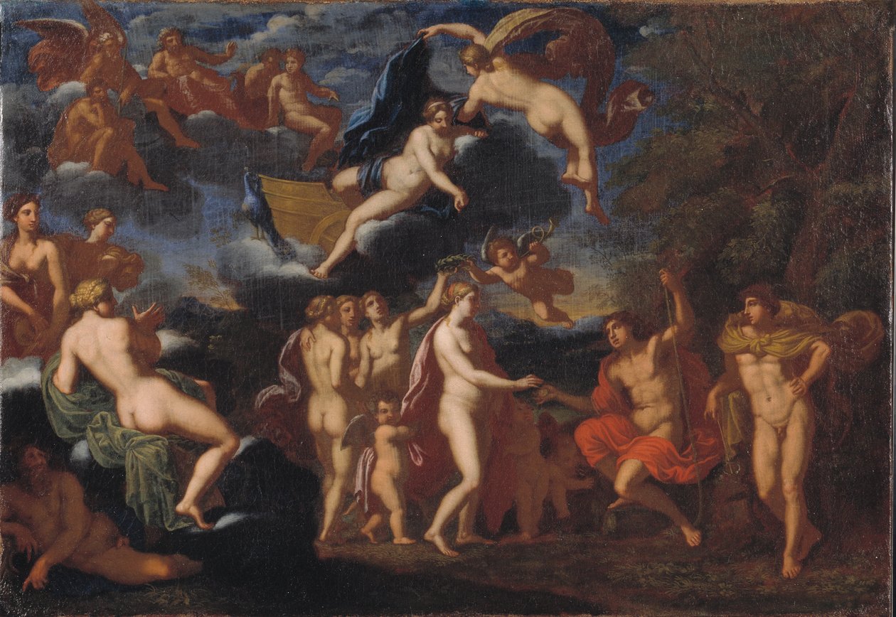 Paris Dando a Maçã a Vênus de Jan van Haensbergen