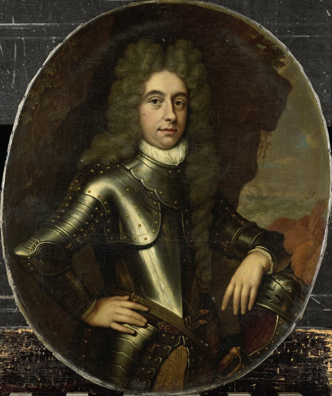 Retrato de Harmen Lijnslager (1664-1704) de Jan van Haensbergen