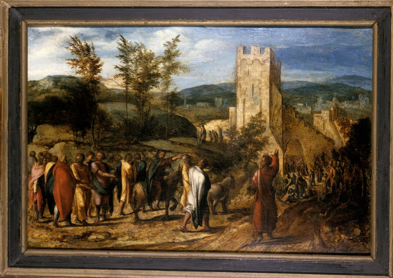 Cristo entrando em Jerusalém, 1551-1600 de Jan van Hemessen