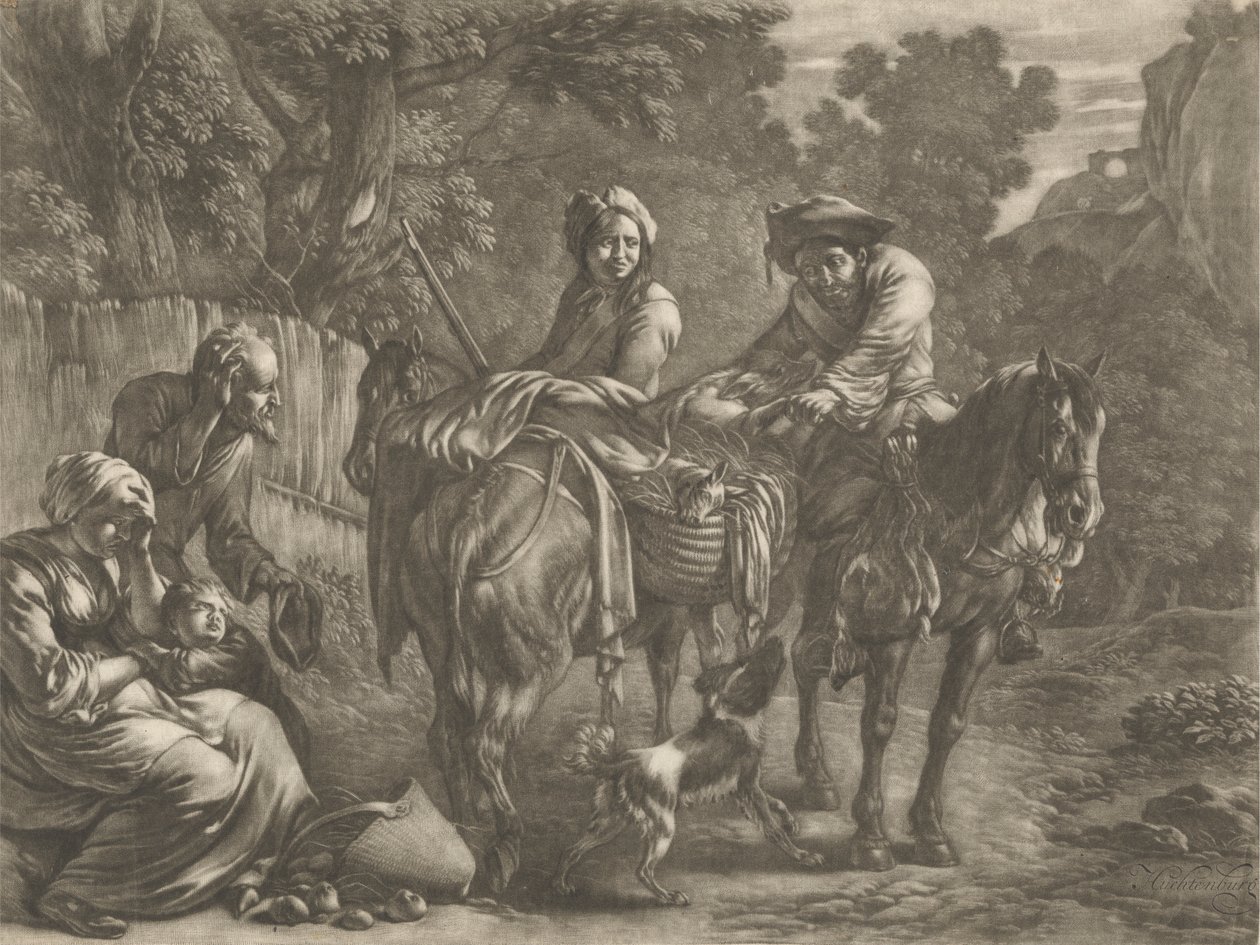 Pilhadores, Roubar um Agricultor e a sua Esposa de Jan van Huchtenburg