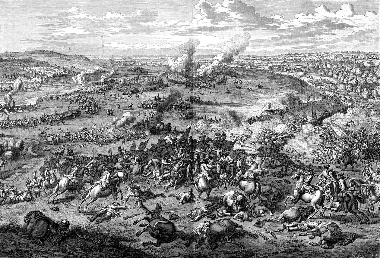 A Batalha de Hochstadt, Baviera, 13 de Agosto de 1704, 1903. de Jan van Huchtenburg