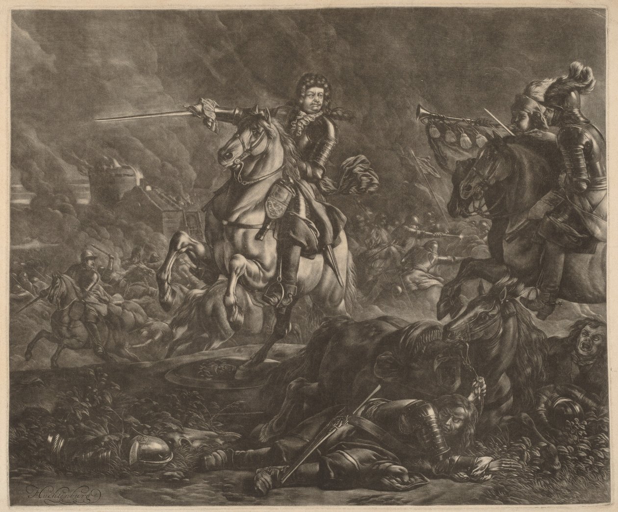 Um General a Cavalo (Charles of Lorraine) de Jan van Huchtenburgh