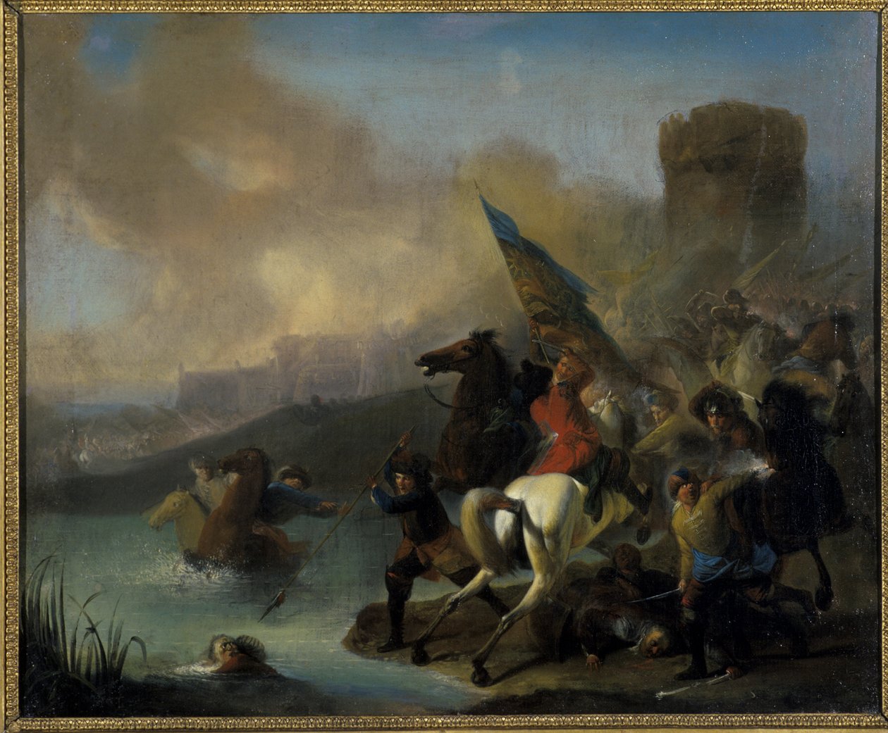 Cena de batalha de Jan van Huchtenburgh