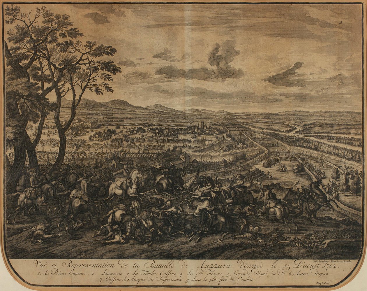 A Batalha de Luzzara de Jan van Huchtenburgh