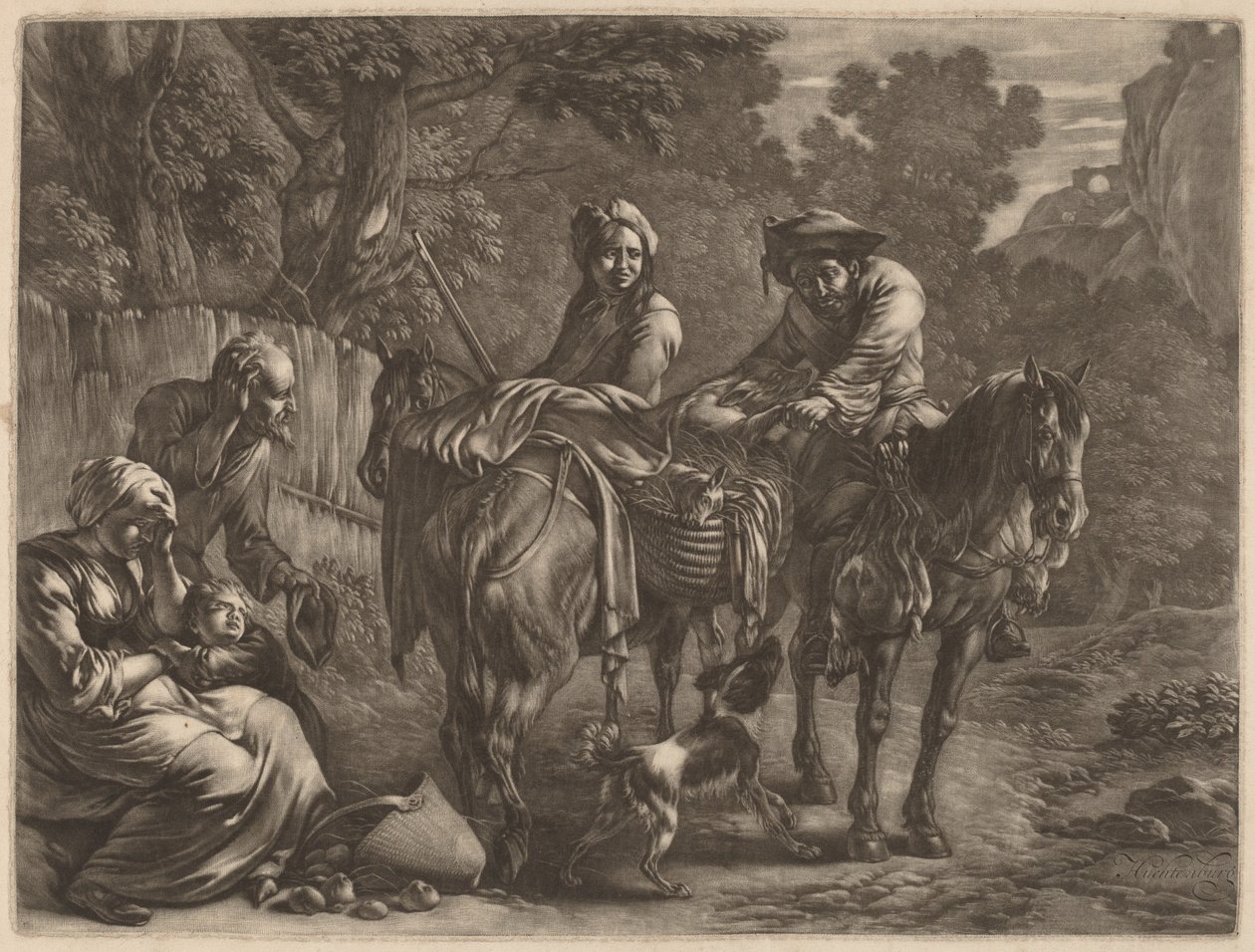 Ladrões a Cavalo de Jan van Huchtenburgh