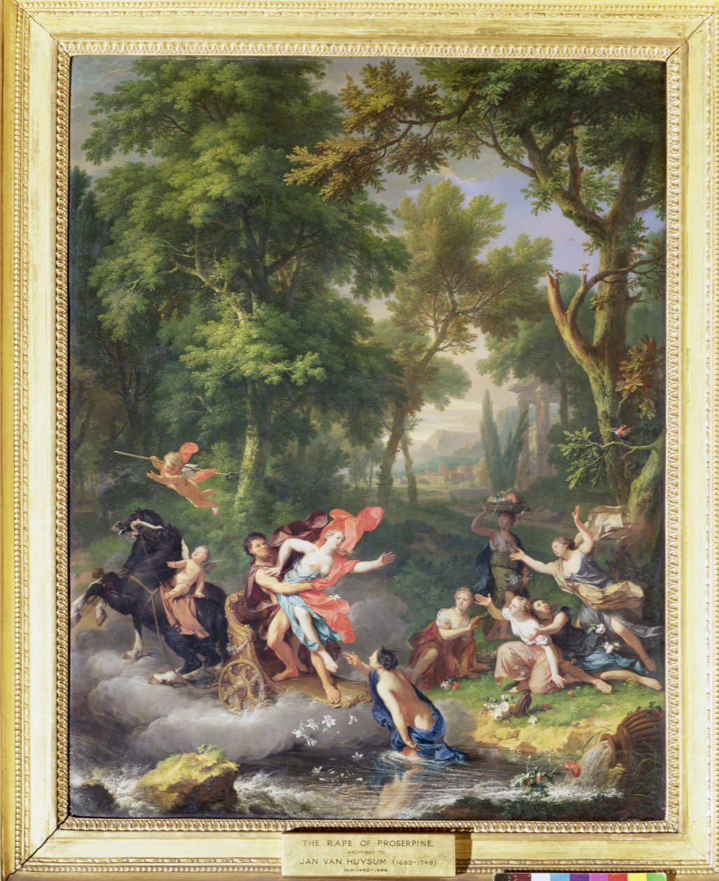 O estupro de Proserpina de Jan van Huysum