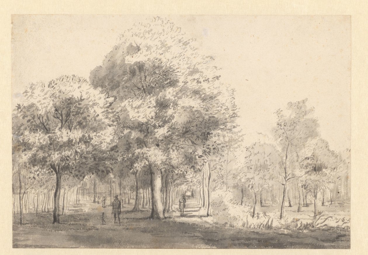 Vista do Haarlemmerhout, Haarlem de Jan van Kessel (attributed to)