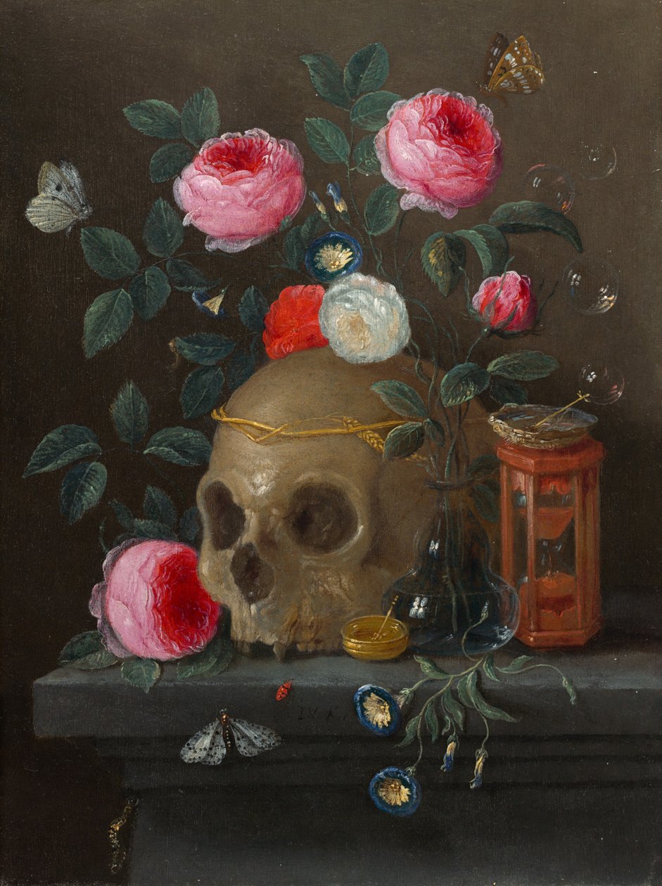 Vanitas Still Life, c. 16651670. de Jan van Kessel