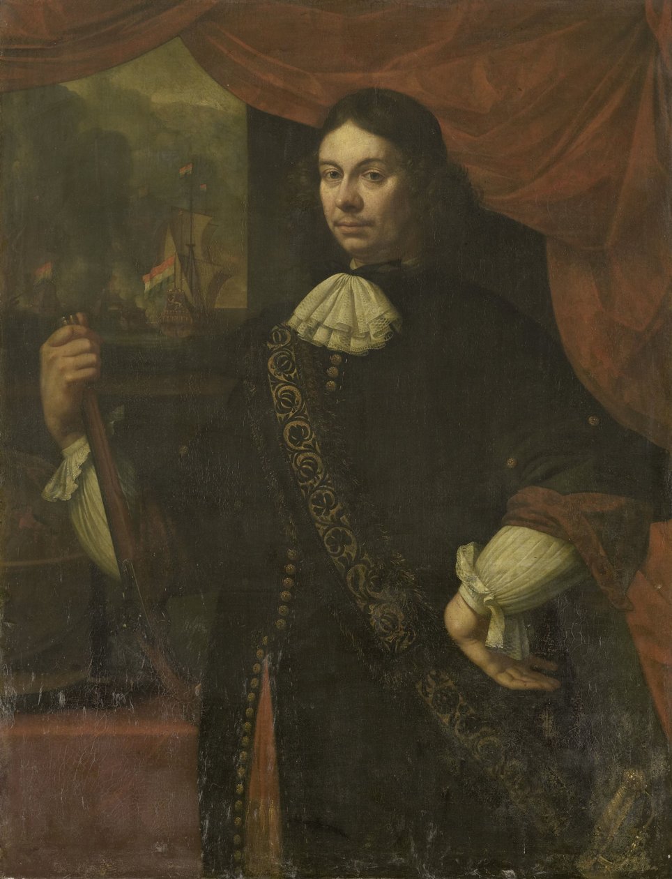 Retrato de Cornelis Jacobsz de Boer, Capitão da Marinha de Jan van Neck