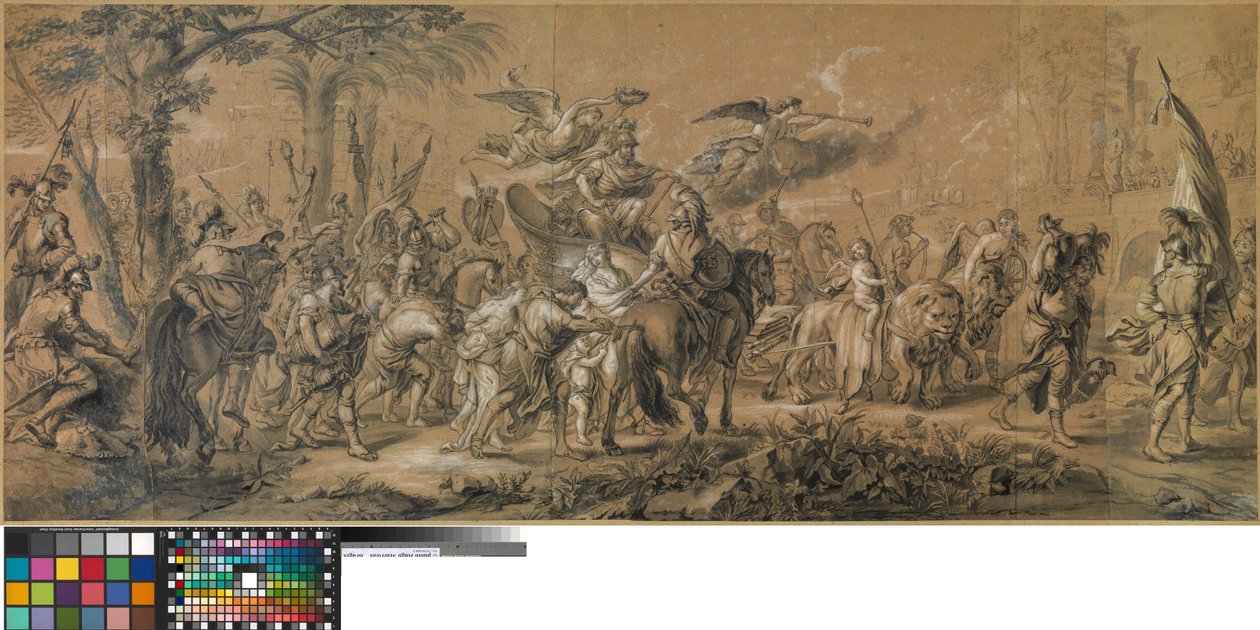 Neerlandês: A glorificação de Marte de Jan van Orley