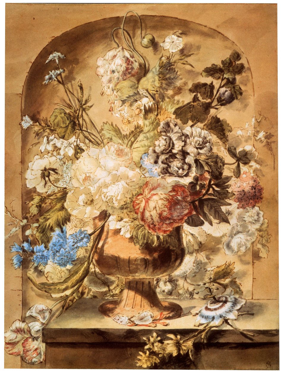 Flores, século XVIII ou início do século XIX de Jan van Os
