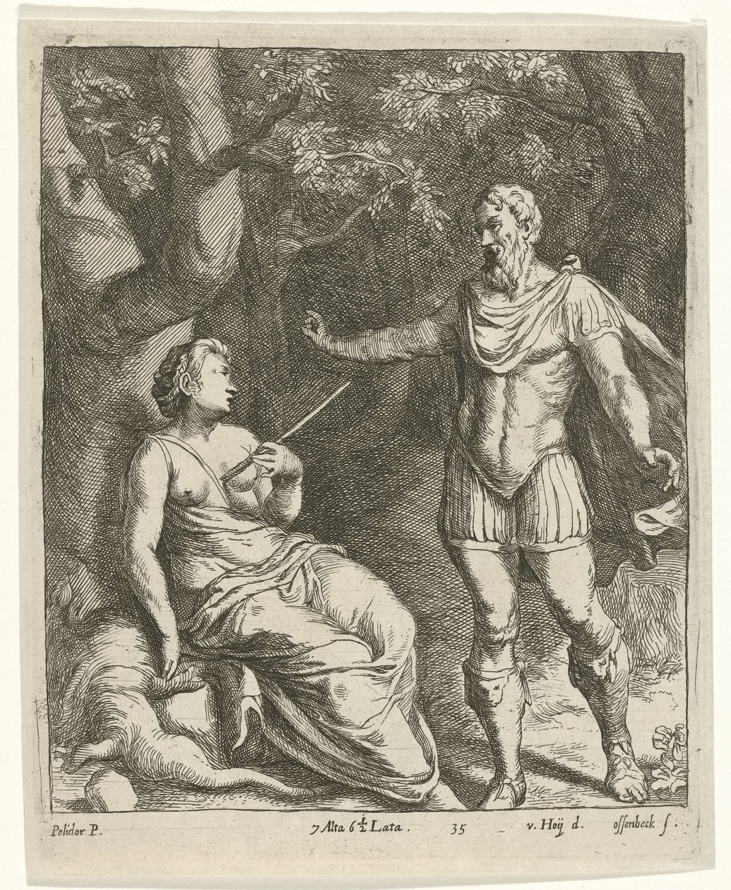 Céfalo em Prócris de Jan van Ossenbeeck