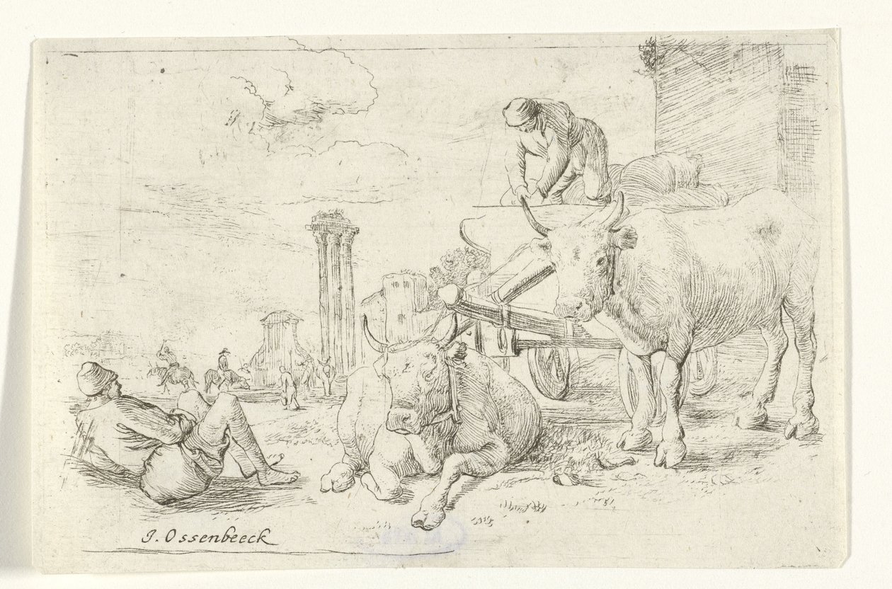 Carrinho de boi de Jan van Ossenbeeck