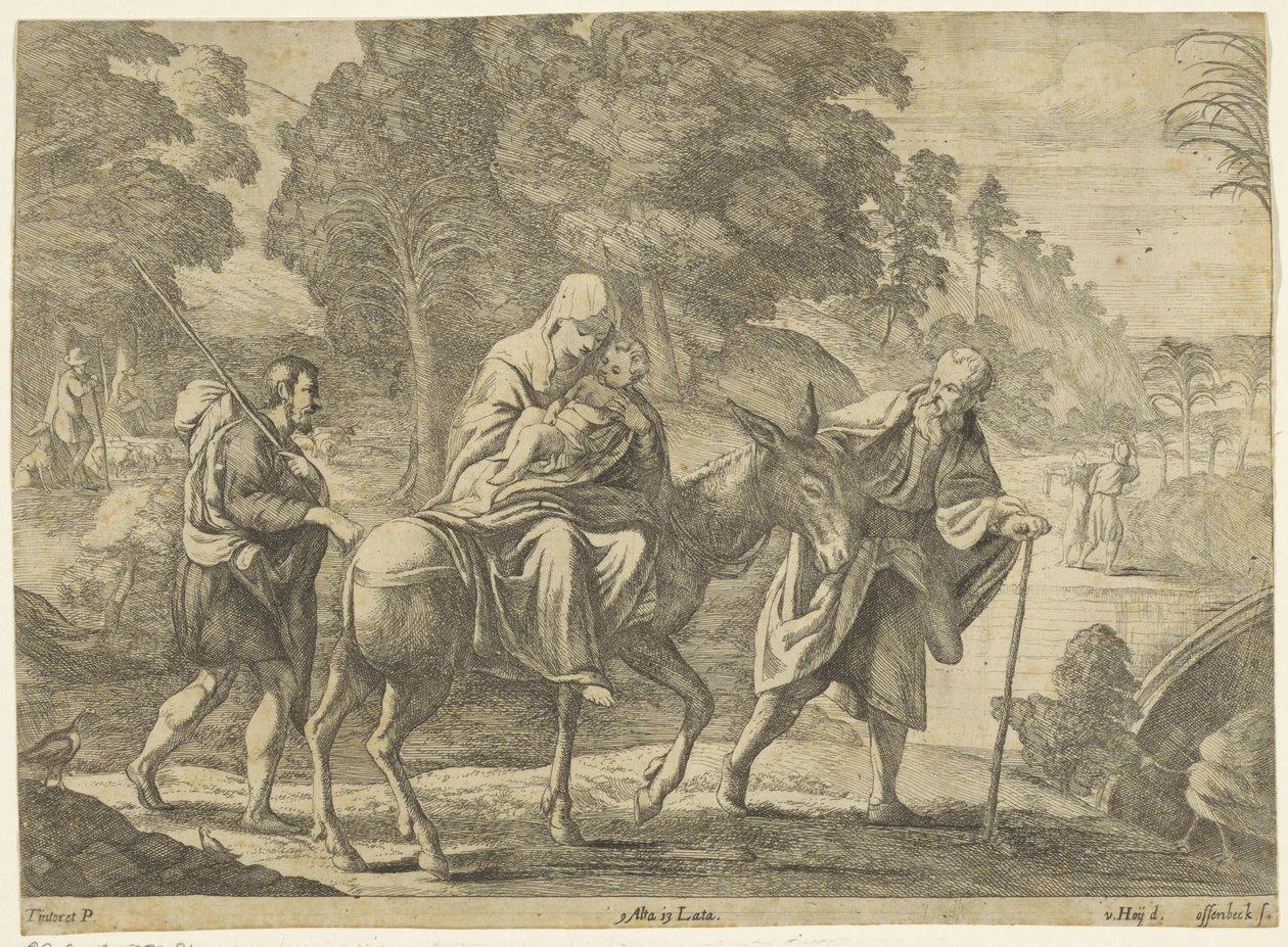 Voo para o Egito de Jan van Ossenbeeck