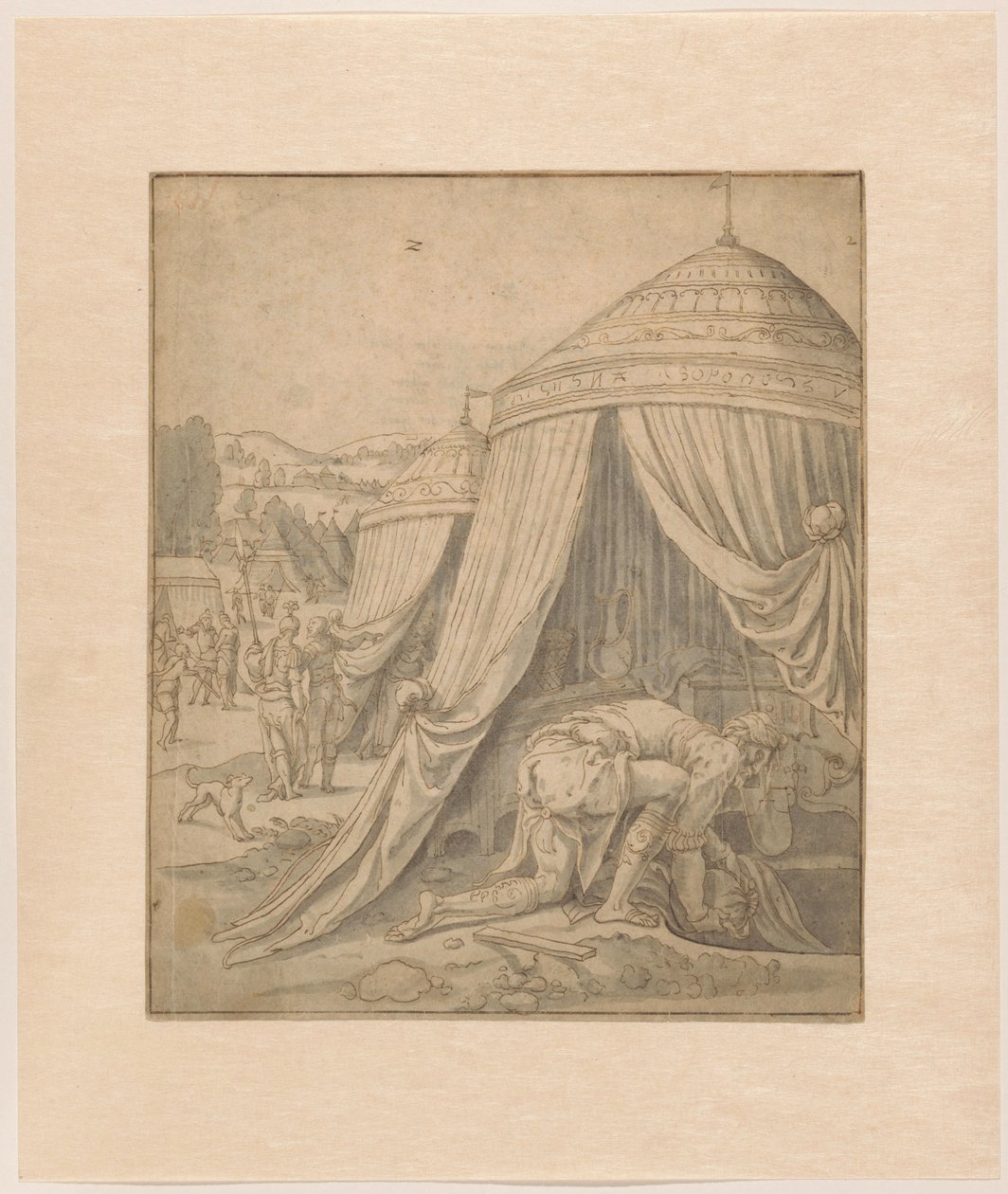 Acham enterra a propriedade roubada de Jan van Scorel (school of)