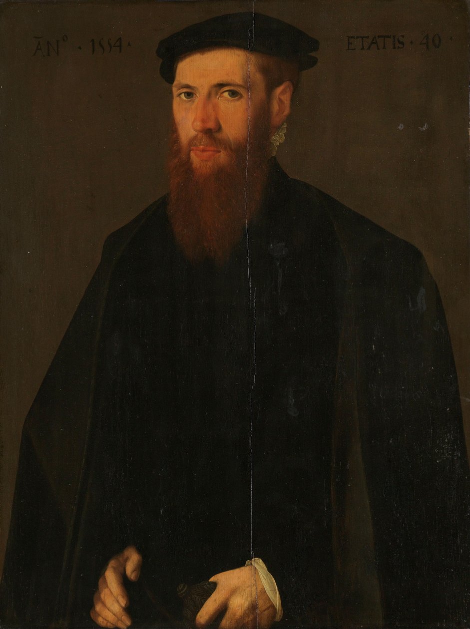 Retrato de Willem van Lokhorst de Jan van Scorel