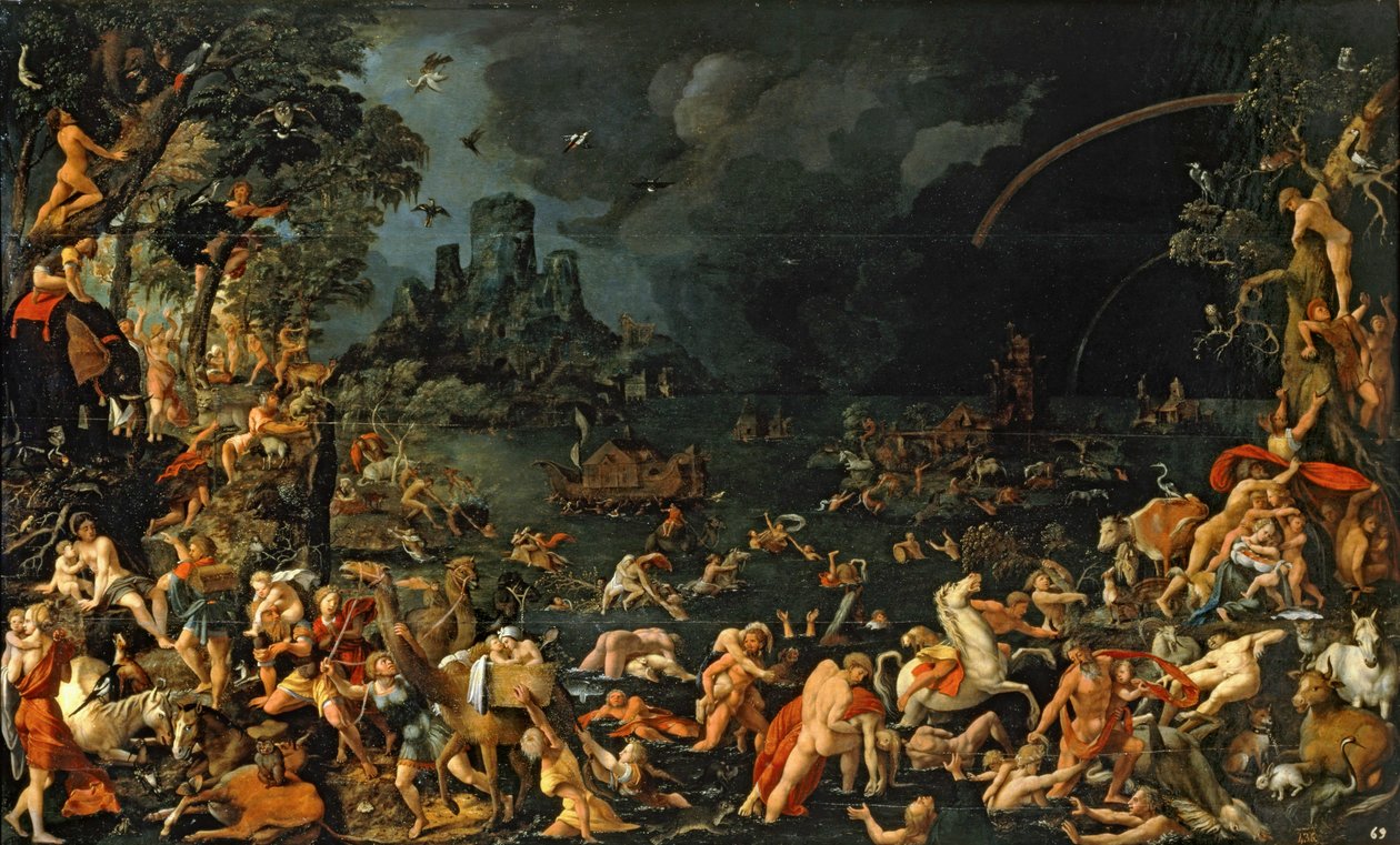 O dilúvio ... de Jan van Scorel