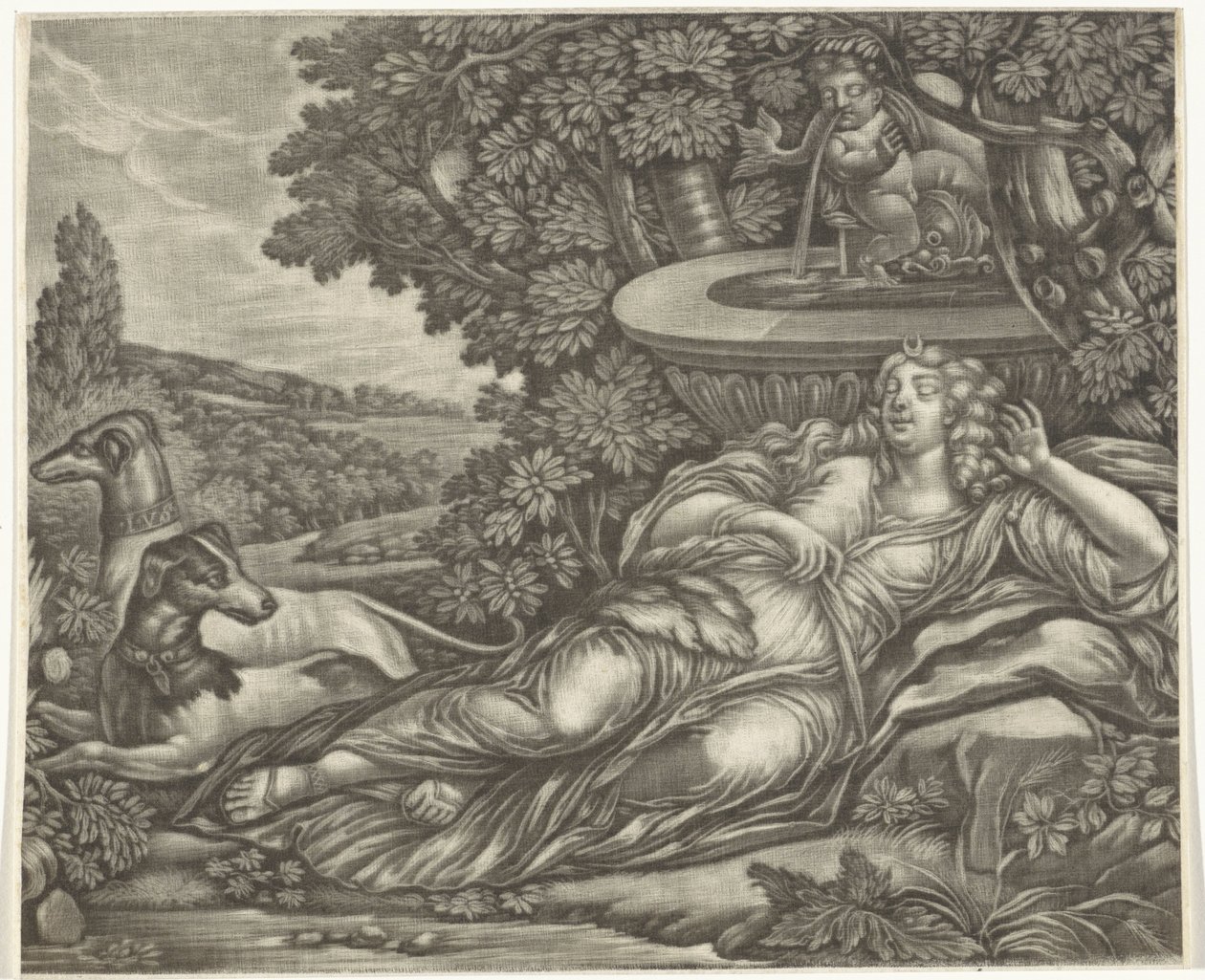 Diana adormecida de Jan van Somer (possibly)