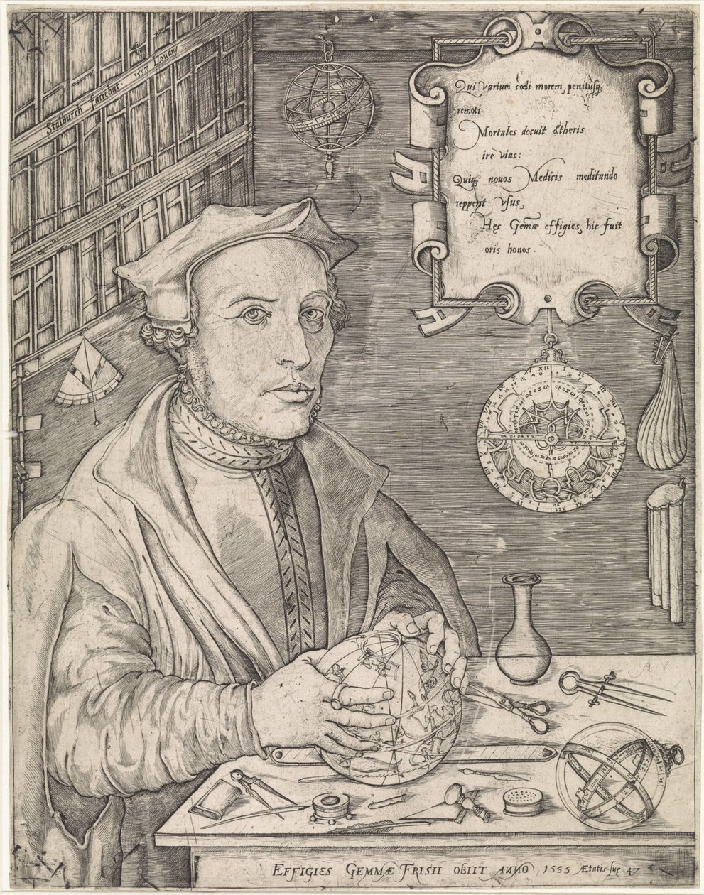 Portret van Gemma Frisius de Jan van Stalburch
