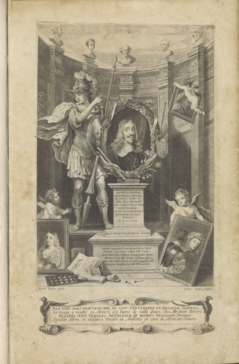 Alegoria do Arquiduque Leopoldo Guilherme da Áustria de Jan van Troyen