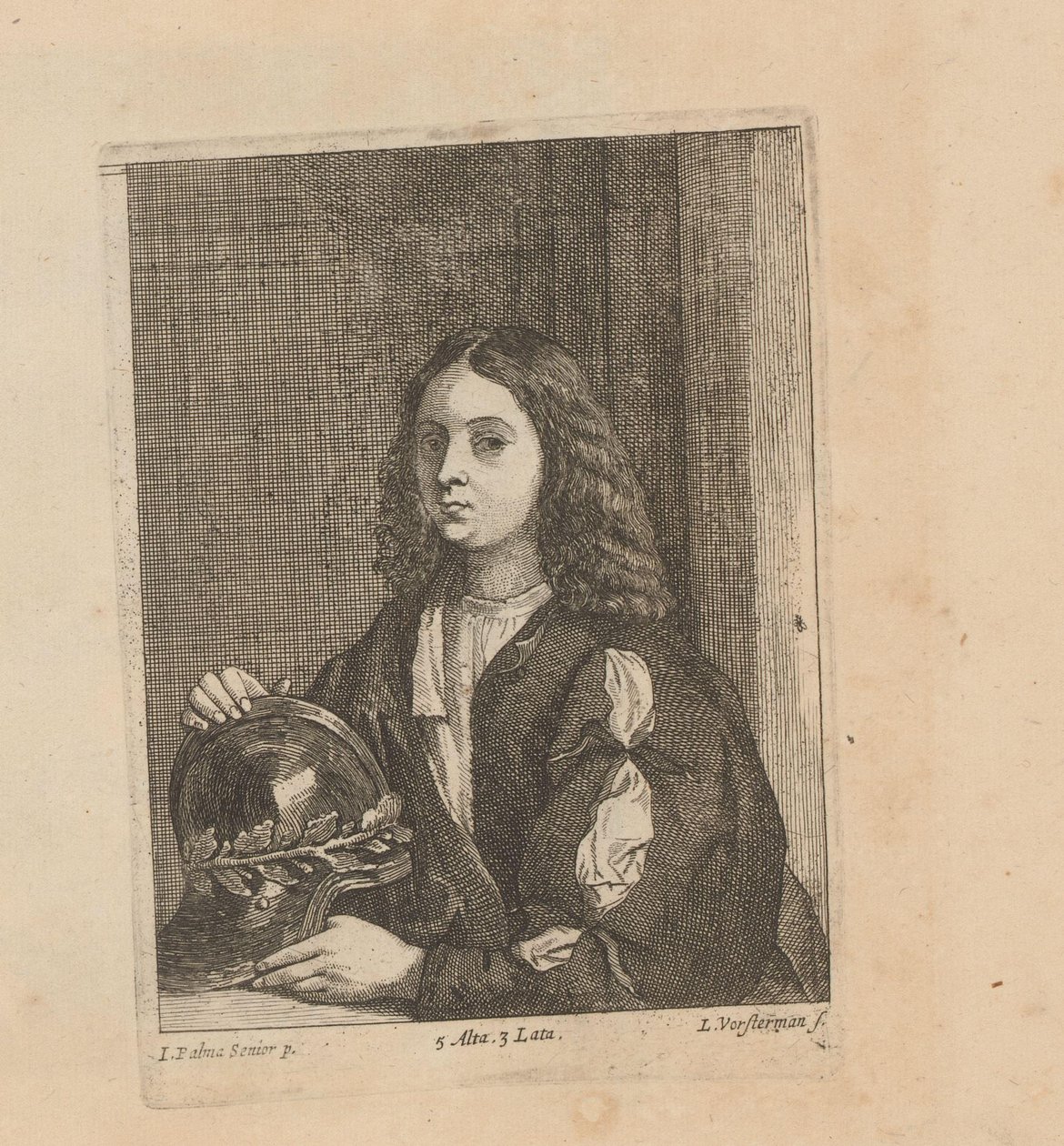 Retrato de um homem desconhecido com boina de Jan van Troyen