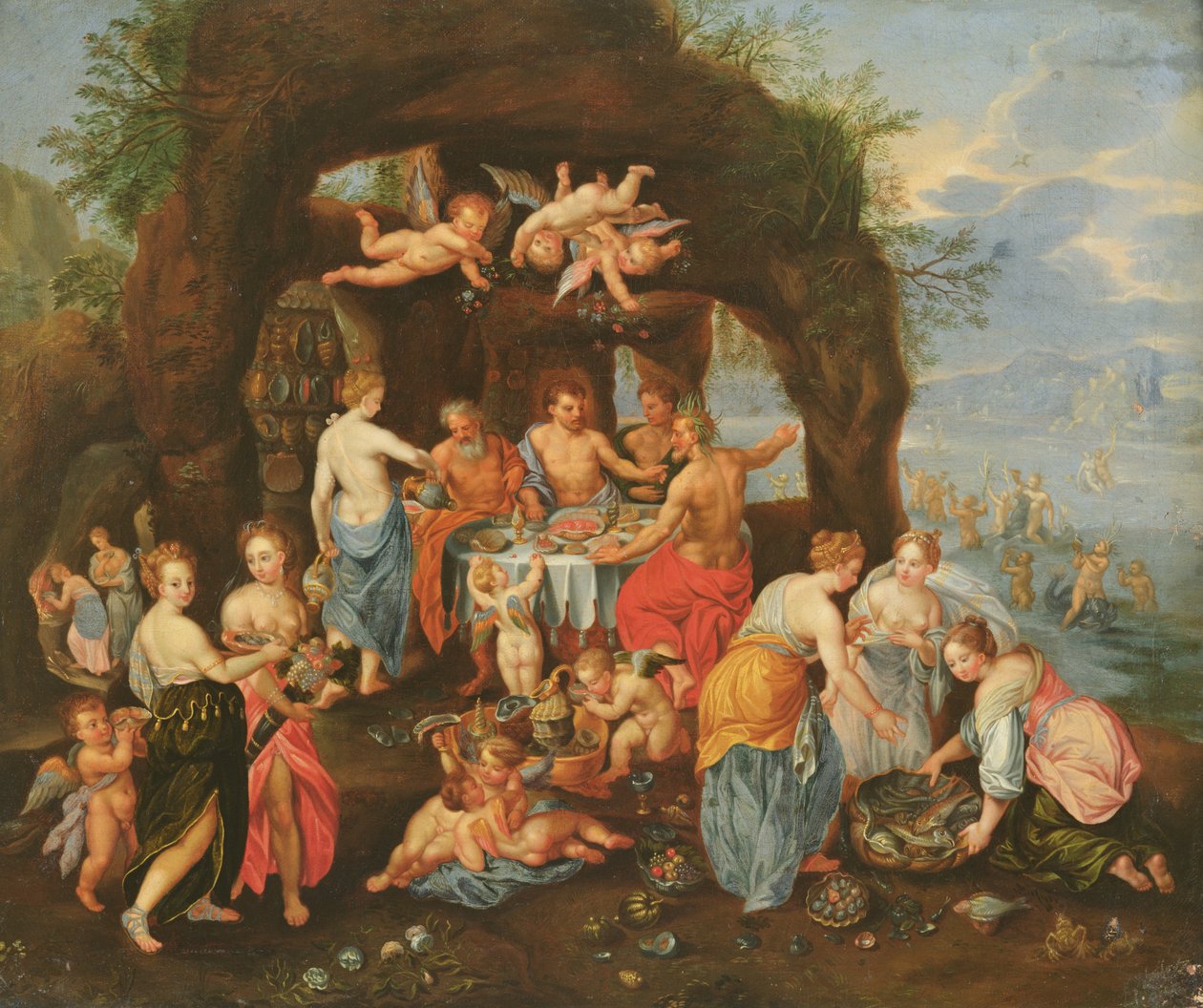 A festa dos deuses de Jan van and Balen, Hendrik van Kessel