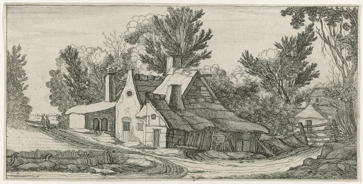 Paisagem com quintas de Jan van de Velde (II) (manner of)