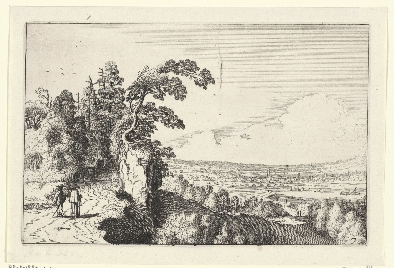 Vista de um vale
Paisagens (título da série)
Amenissimae aliquot requculae (título da série) de Jan van de Velde (II)