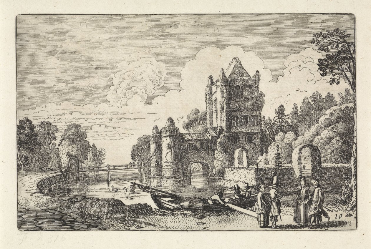 Paisagem com o portão de Amsterdão em Haarlem
Paisagens (título da série)
Amenissimae aliquot requculae (título da série) de Jan van de Velde (II)