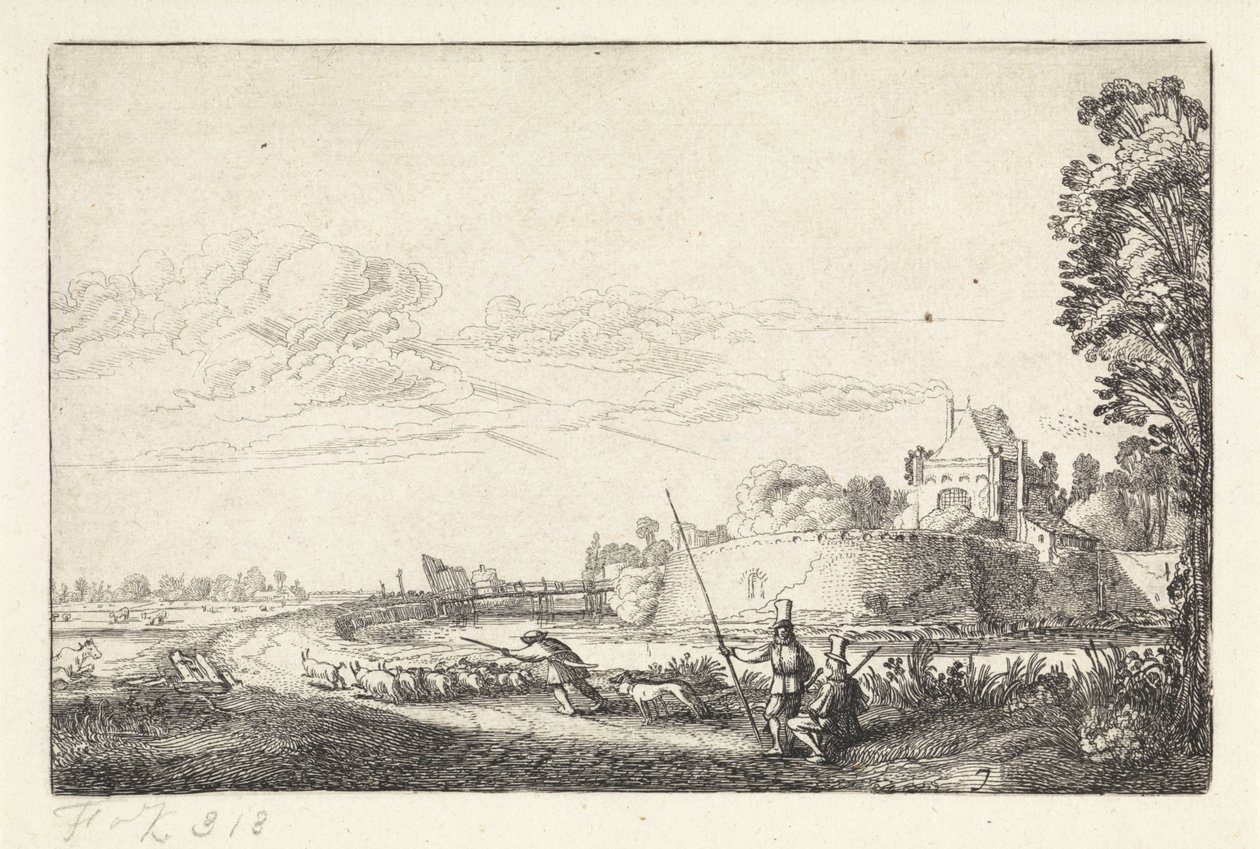 Paisagem com o Zijlpoort em Haarlem
Paisagens (título da série)
Amenissimae aliquot requculae (título da série) de Jan van de Velde (II)