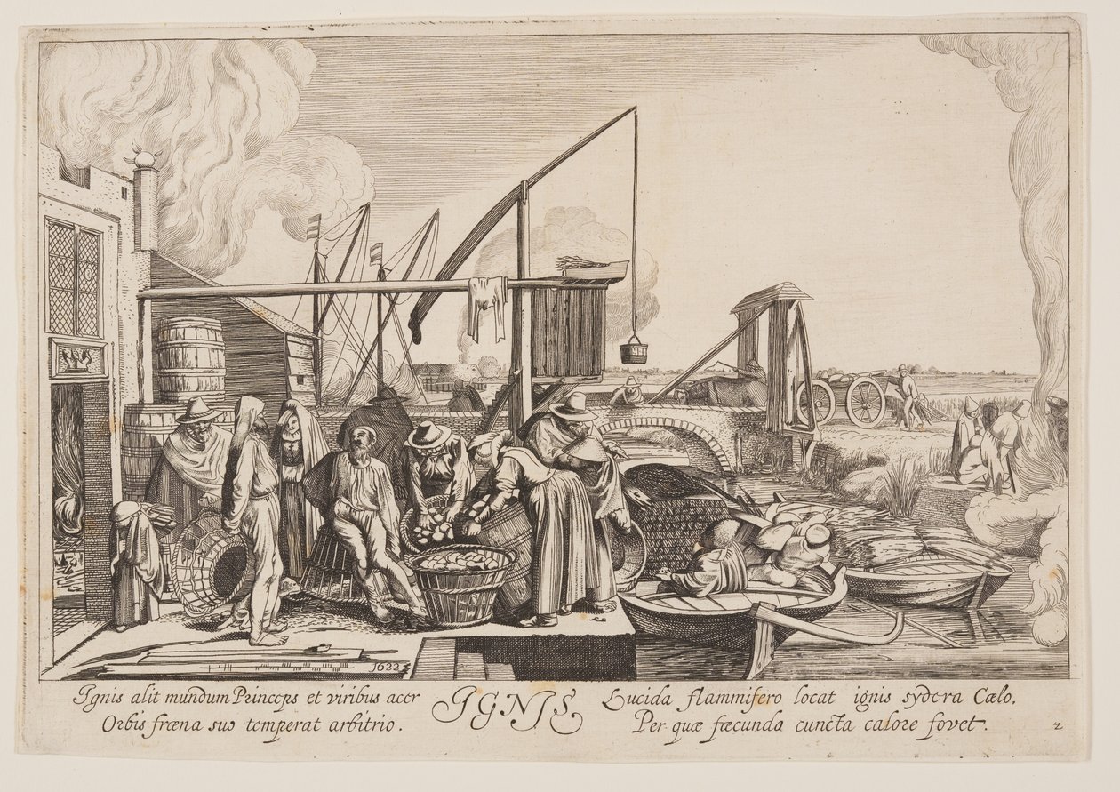 Fogo, de Os Quatro Elementos de Jan van de Velde II