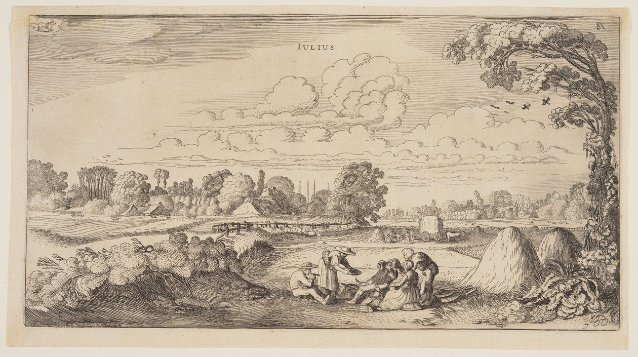 julho, de Os Doze Meses do Ano de Jan van de Velde II