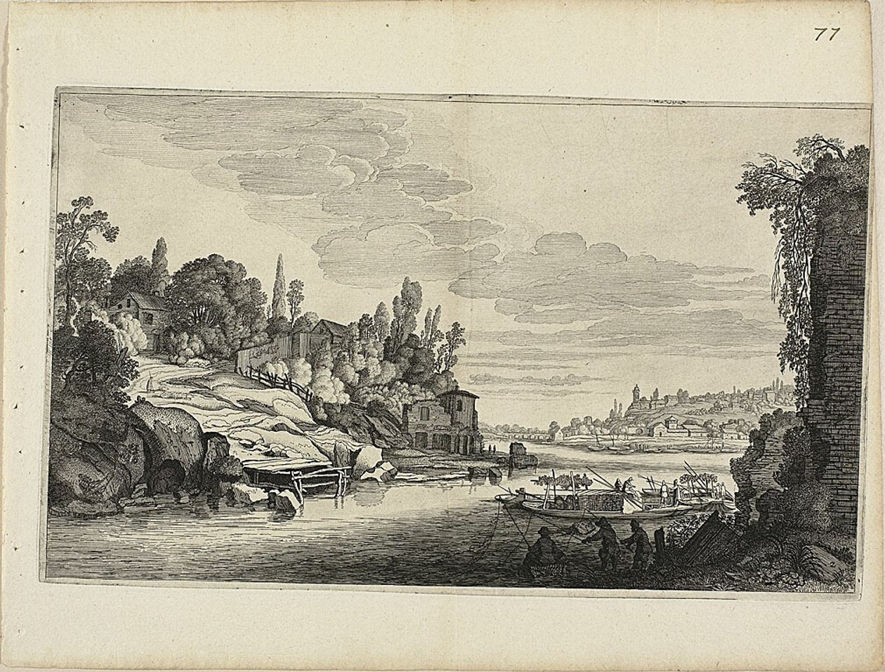 Paisagem fluvial de Jan van de Velde II