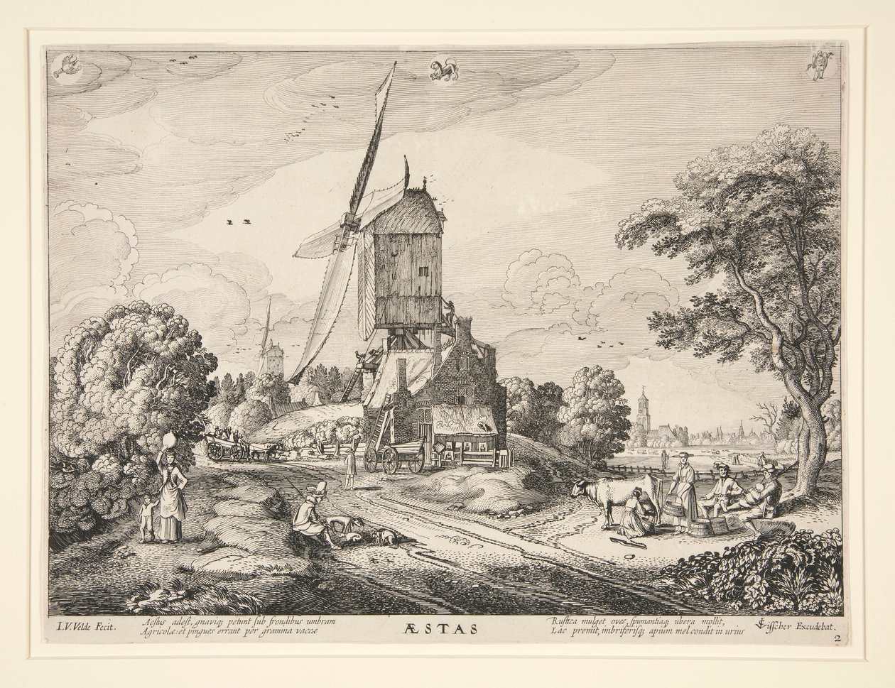 Verão, de uma série das quatro estações de Jan van de Velde II